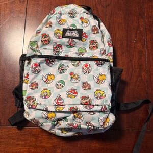 Super Mario All Over Print Backpack Kids School Bag Nintendo‎ Gaming Characters